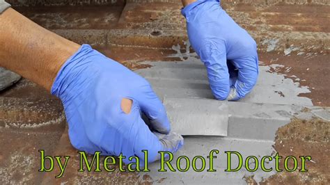 patching holes in metal roof